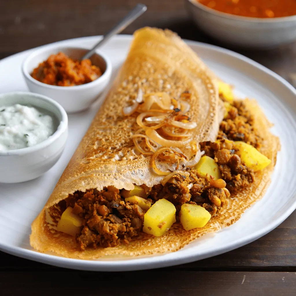 Onion Masala Dosa